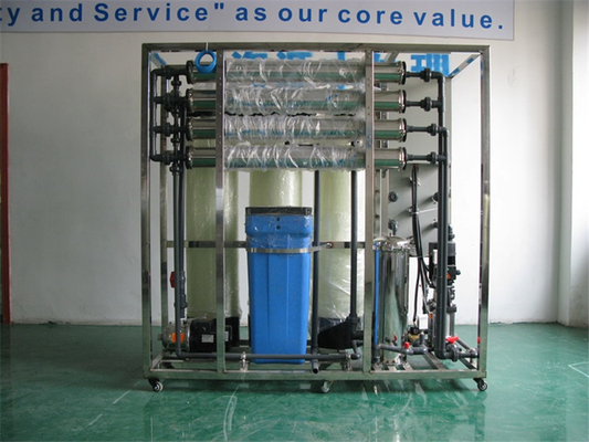 自動 1000L/Hour RO 浄水場 220-400V PLC