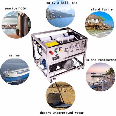 1000LPD海水ROの植物の逆浸透システム50HZ 8%回復率
