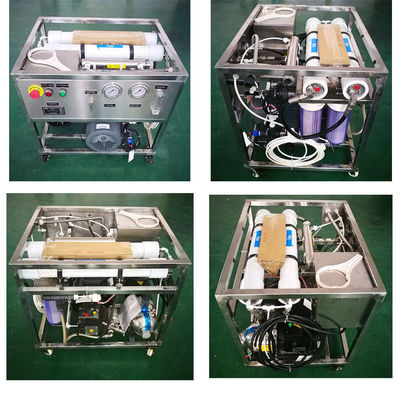 1000LPD海水ROの植物の逆浸透システム50HZ 8%回復率