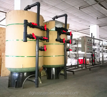2000L/Hour鉄のマンガンの浄水器70%-75%の回復効率450kg