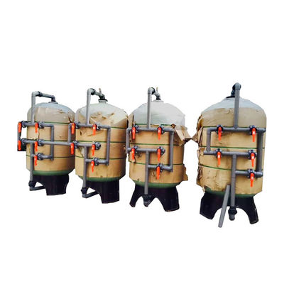 99%の粒状の活性炭の浄水器、50TPH細流かんがいの砂フィルター